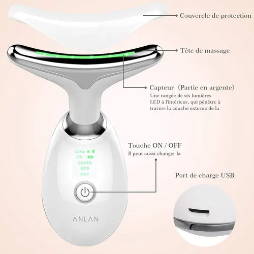APPAREIL ANTI-RIDE COU ET VISAGE